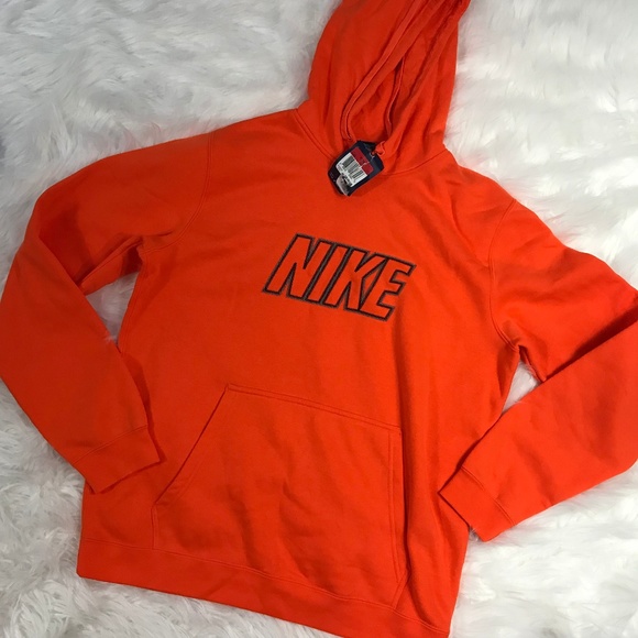 orange nike sweaters